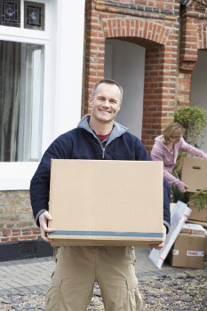 Removal van and moving team serving Belsizepark residential streets