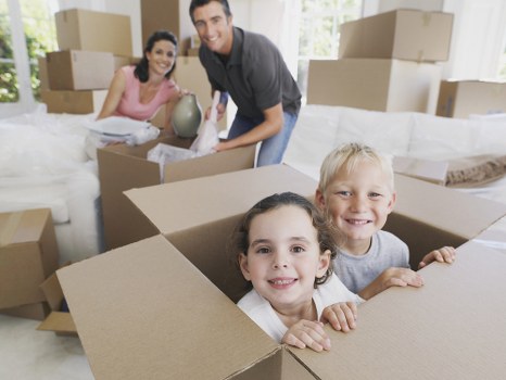 Moving team handling a residential move on a Belsize Park street