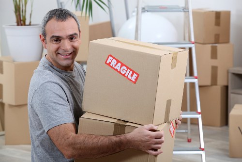 Careful handling of furniture in a Belsize Park period property