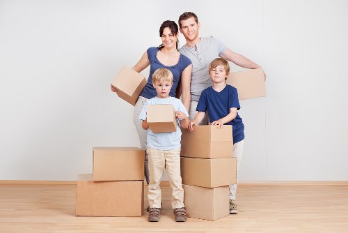 Careful furniture loading service for a residential move in Belsizepark
