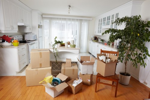 Clipboard and inspection scene showing review of a removals service issue