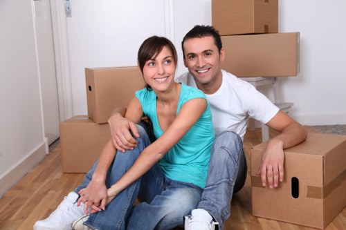 Local office moving team handling access challenges in Belsizepark