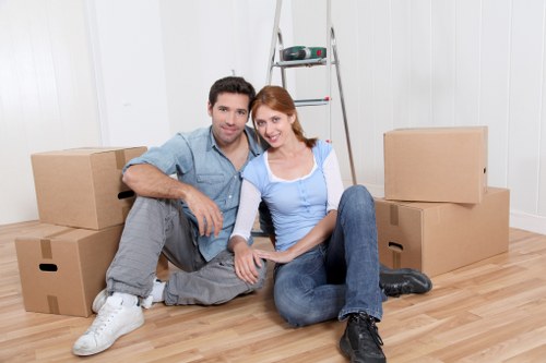 Efficient removals service navigating access challenges in a Belsize Park property